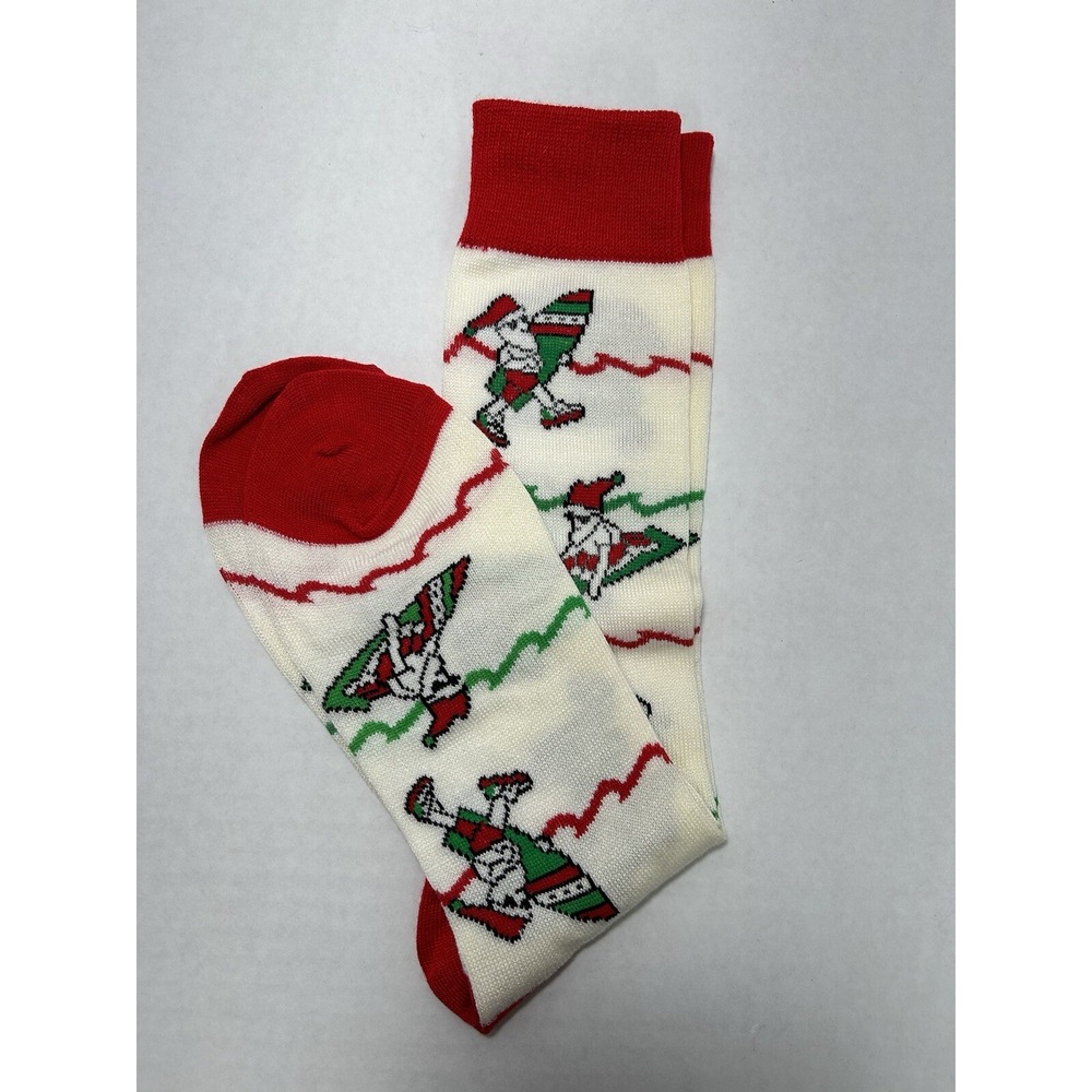 Surfin Santa men's dress socks 1 pair‎ NWOT with flaw - Picture 3 of 6